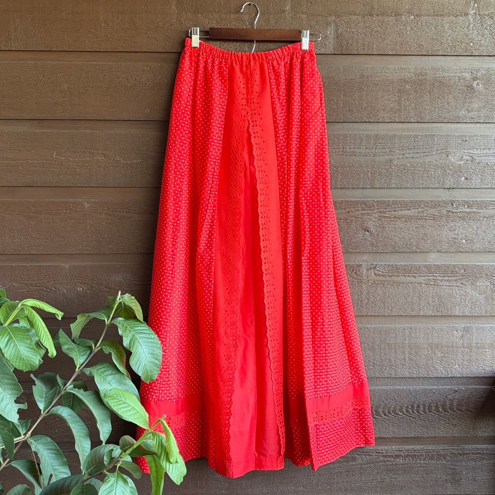 Prairie vintage maxi skirt.